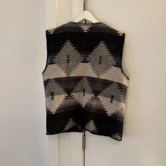 vintage pendleton inspired graphic vest size small / medium - Picture 6 of 9